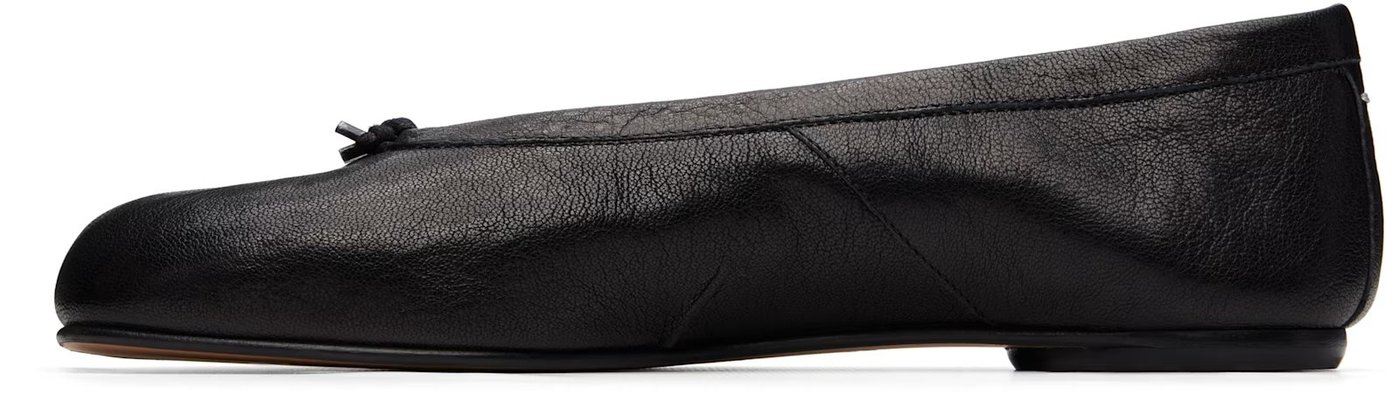 Maison Margiela Black Tabi Ballerina Flats — profil